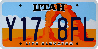 UT license plate Y178FL