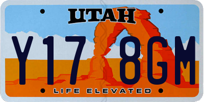 UT license plate Y178GM