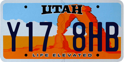 UT license plate Y178HB