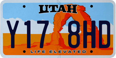UT license plate Y178HD