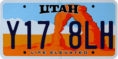UT license plate Y178LH