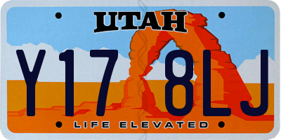 UT license plate Y178LJ