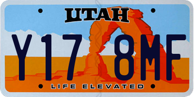 UT license plate Y178MF