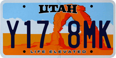 UT license plate Y178MK