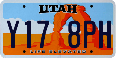 UT license plate Y178PH