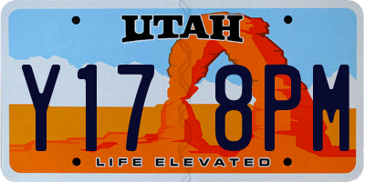 UT license plate Y178PM