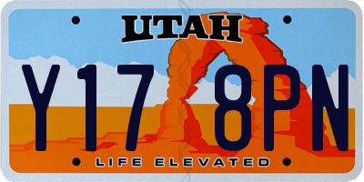UT license plate Y178PN