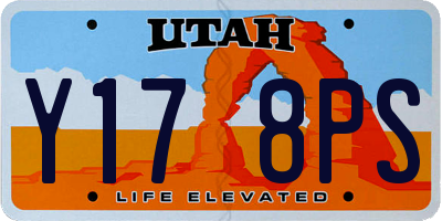 UT license plate Y178PS