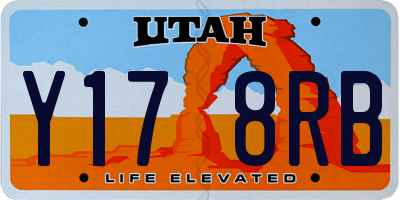 UT license plate Y178RB