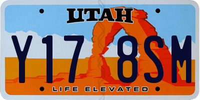 UT license plate Y178SM