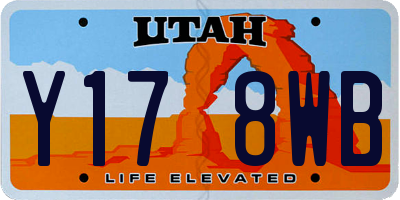 UT license plate Y178WB