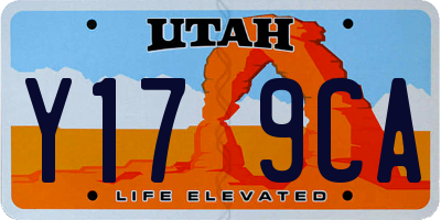 UT license plate Y179CA
