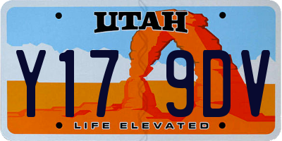 UT license plate Y179DV