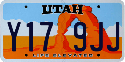 UT license plate Y179JJ