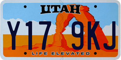 UT license plate Y179KJ