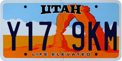 UT license plate Y179KM