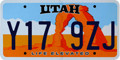 UT license plate Y179ZJ