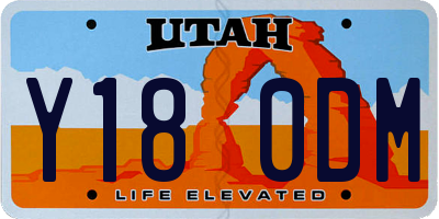 UT license plate Y180DM