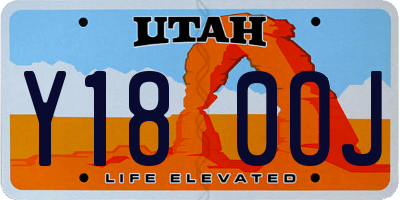 UT license plate Y180OJ