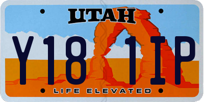 UT license plate Y181IP