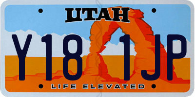 UT license plate Y181JP