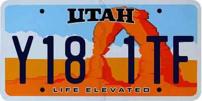 UT license plate Y181TF
