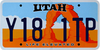 UT license plate Y181TP