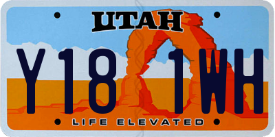 UT license plate Y181WH