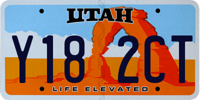 UT license plate Y182CT
