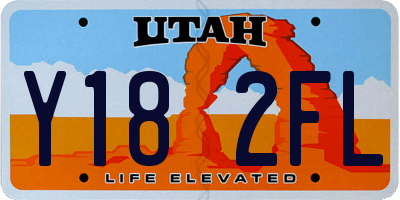 UT license plate Y182FL