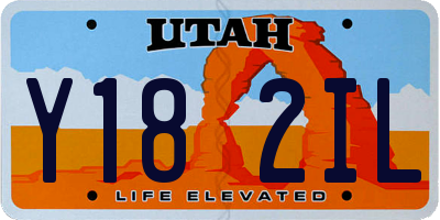 UT license plate Y182IL