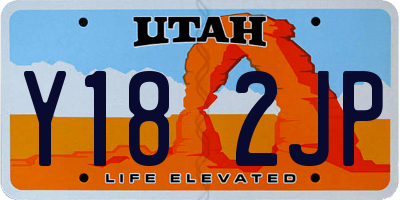 UT license plate Y182JP