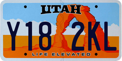 UT license plate Y182KL