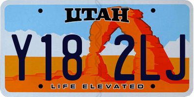 UT license plate Y182LJ