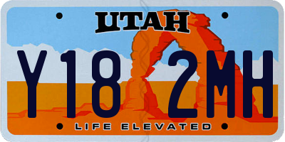 UT license plate Y182MH
