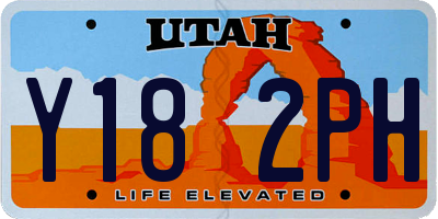 UT license plate Y182PH