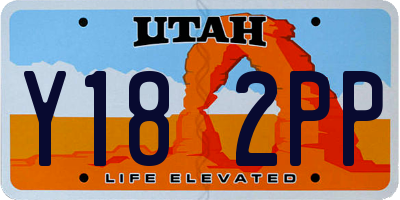 UT license plate Y182PP