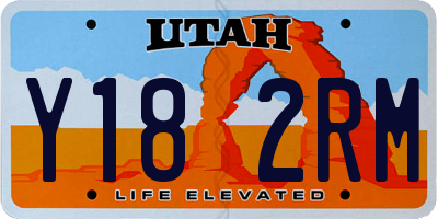 UT license plate Y182RM
