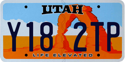 UT license plate Y182TP