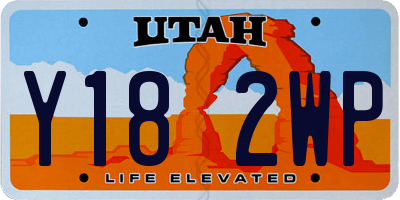 UT license plate Y182WP