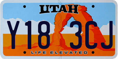 UT license plate Y183CJ