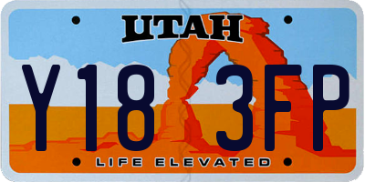 UT license plate Y183FP