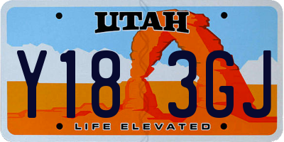UT license plate Y183GJ