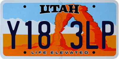 UT license plate Y183LP