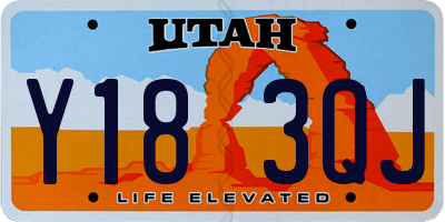 UT license plate Y183QJ