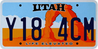 UT license plate Y184CM
