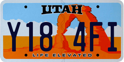 UT license plate Y184FI