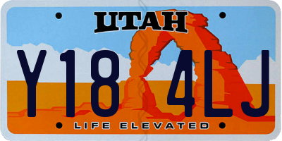 UT license plate Y184LJ