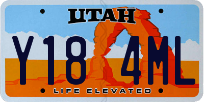 UT license plate Y184ML