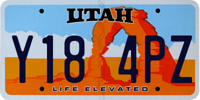 UT license plate Y184PZ